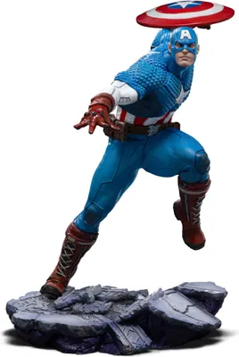 Produktbild von Marvel BDS Art Scale Statue 1/10 Captain America 22 cm
