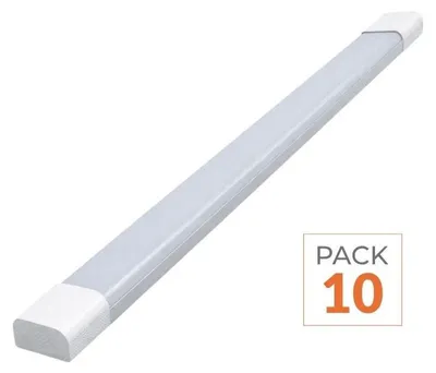 Produktbild von 10er-Pack – LED-Lichtleiste 150 cm, 72 W – Neutralweiß 4000 K – 5500 K