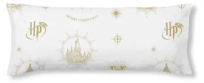 Harry Potter Kissenbezug, 100% Baumwolle, 105 cm, gold