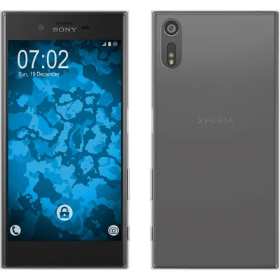 Produktbild von PhoneNatic Case kompatibel mit Sony Xperia XZs - Crystal Clear Silikon Hülle transparent + 2 Schutzfolien
