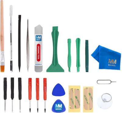 Produktbild von MMOBIEL 22 in 1 Reparatur Öffnungs Werkzeug Kit Schraubendreher Set für Smartphone Handy