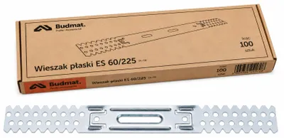 Produktbild von Budmat ES 60/225 Deckenabhänger flach 0,8 mm 100 Stk, KI-generiertes Bild