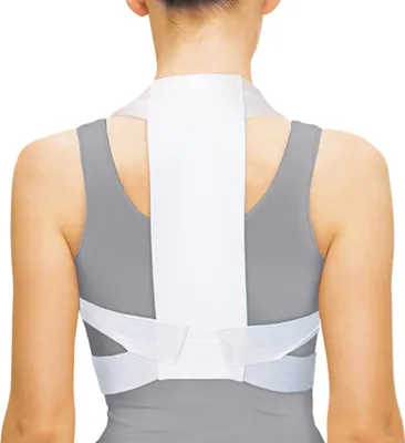Image de Stabilisateur Correcteur de dos Support pour le dos Corset blanc 2-M-78-87cm