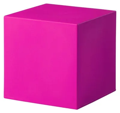Produktbild von Moderne Design Sitzbank Cube in verschiedenen Farben von Slide - Fucsia