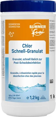 Produktbild von Summer Fun Chlor Schnell-Granulat - 1,2 kg