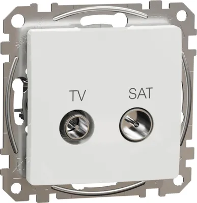 Obrázek produktu pro Připojovací skříňka TV/SAT (4dB) bílá IP20 SDD111471S Sedna Design Schneider Electric
