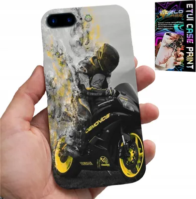 Image de Étui Pour Iphone ( 7 Plus ) - Moto Fan Plusieurs Motifs De Dos