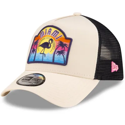Produktbild von New Era E-Frame Trucker Cap Miami beige