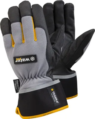 Image de Gants en cuir synthétique TEGERA 9113 | 6 paires, gris, Cat. II, 2121X, taille 9