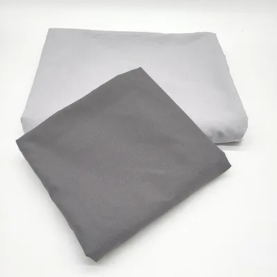 Produktbild von 2 teilig Bettwäsche 135x200 cm - Allergiker Mikrofaser - Wolkenfeld - Übergrößen, inkl. Kissenbezüge 80x80, Zweifarbig - Hellgrau/Dunkelgrau