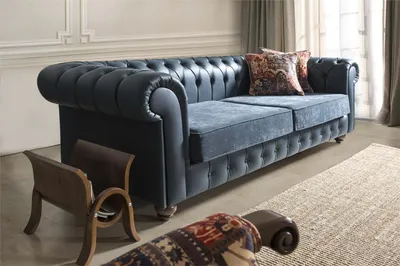 Produktbild von XXL Big Sofa Couch Chesterfield 240cm Polster Sofas 4 Sitzer Leder Textil  #314