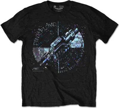 Obrázok produktu pre Pink Floyd Machine Greeting Blue Black L Tričko