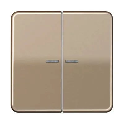 Immagine prodotto di Jung CD595KO5GB Interruttore a bilanciere con guida luminosa oro-bronzo