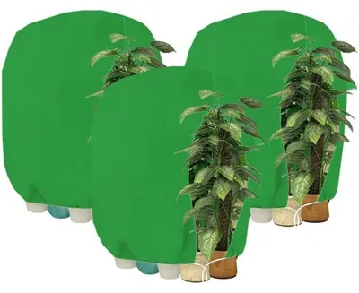 Produktbild von Pflanzen Winterschutzhaube mit Reißverschluss 120 x 140 cm Grün 3 Stück