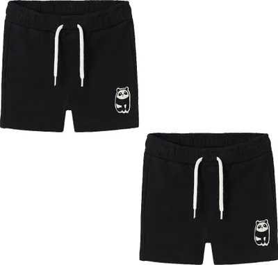 Produktbild von NAME IT Shorts 2er-Set Relaxed Fit Baumwolle Hose Größe: