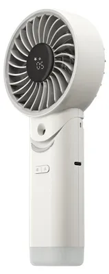 Produktbild von Nitecore izzCool 30 Handventilator mit Luftbefeuchter, faltbar, wiederaufladbar per USB-C, weiß
