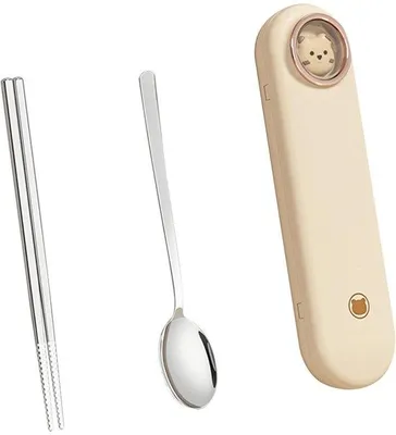 Obrázek produktu pro Sada nerezových příborů 304 – Sada lžic – Cestovní příbory – Přenosné