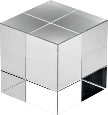 Produktbild von MidOcean - Ornament "Kubeward", Glas, Würfel MO1778 (Einheitsgröße) (Transparent)