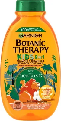 Immagine prodotto di Shampoo e balsamo per bambini 2 in 1 Garnier Botanic Therapy Kids Albicocca e Cotone 250 ml