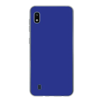 Produktbild von MuchoWow® Handyhülle Schutzhülle Hülle für Samsung Galaxy A10 Blau - Einfarbig - Dunkelblau Silikon Softcase Handy Hülle - Schutzhülle