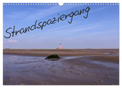 Produktbild von Strandspaziergang / Geburtstagskalender (Wandkalender 2027 DIN A3 quer), CALVENDO Monatskalender