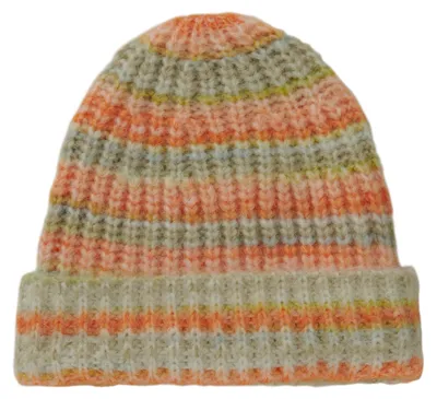 Produktbild von Strickmütze mit lässiger Passform und Melange-Muster, 22 cm Länge, 24 cm Breite