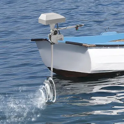 Productafbeelding van Elektrische Buitenboordmotor - 800-1500W - 12-24V - Voor Vissersboot En Kajak