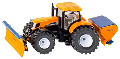 Produktbild von Siku Traktor mit Räumschild und Salzstreuer; 2940