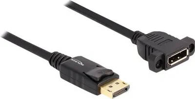 Obrázok produktu pre Kábel Delock, typ DisplayPort - konektor DisplayPort (samica)