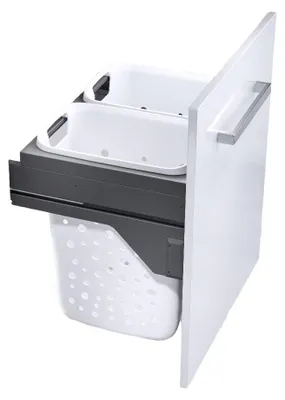 Produktbild von Hailo Wäschesammler 3270841 Laundry Carrier LC Slide SC 66 Liter