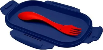 Immagine prodotto di Porta pranzo Spiderman con set di posate per bambini
