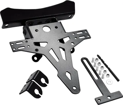 Produktbild von Hashiru Kennzeichenhalter für Kawasaki KLE 650 Versys 06-09, Stahl, Einstellbar
