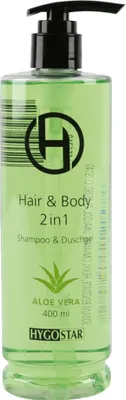 Produktbild von HYGOSTAR Duschgel Shampoo 2in1 556310 Pumpspender 400ml