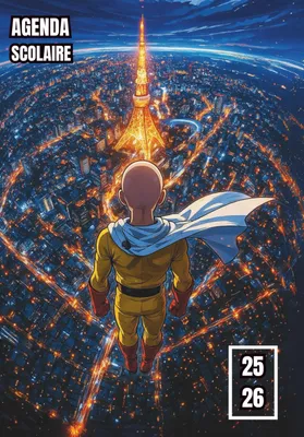 Productafbeelding van Dagplanner september 2025 tot augustus 2026 (2 dagen per pagina) - Geschikt voor jongens en meisjes, voor basisschool, middelbare school en hoger onderwijs - Met een manga- en anime-thema, versie 4
