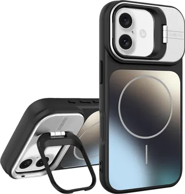 Imagen del producto de Funda de TPU para Apple iPhone 17 con acabado mate, compatible con MagSafe y con soporte para anillo, color