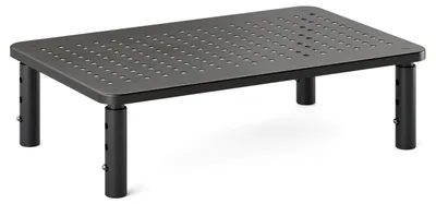 Produktbild von RICOO Monitor Schreibtischaufsatz Schreibtisch Aufsatzregal Höhenverstellbar Ständer für Computermonitore FS081-B Monitorständer Bildschirmerhöhung Bildschirmständer Lapdesk Laptop Tisch Laptoptisch –