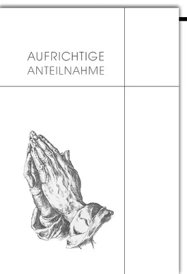 Produktbild von Trauer – Beileid – Kondolenzkarte mit Umschlag - Aufrichtige