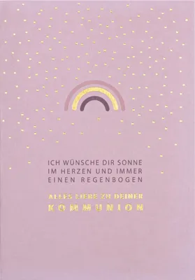 Produktbild von Räder Segenkarte Regenbogen Kommunion