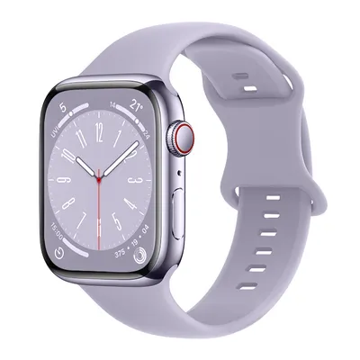 Obrázok produktu pre BStrap Smooth Silicone remienok na Apple Watch 42/44/45mm, lavender