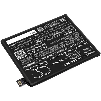 Zdjęcie produktu dla TECHTEK Bateria kompatybilny z [Oppo] Ace2 2020, PDHM00, Reno Ace2 zastępuje BLP783