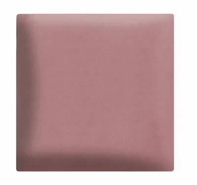 Produktbild von Wandpaneele 3D 30x30 cm gepolstert – mit weicher Füllung, Farbe Rosa