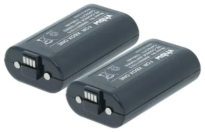 Produktbild von vhbw 2x Akku kompatibel mit Microsoft Xbox One, Xbox One Elite, Xbox One S, Xbox One X, Xbox One Wireless Controller (1100 mAh, 3 V, Li-Ion) Schwarz