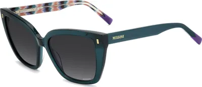 Produktbild von Missoni MIS 0257/S TEAL/ DARK GREY SHADED 56/18/140 Damenbrillen Sonnenbrillen