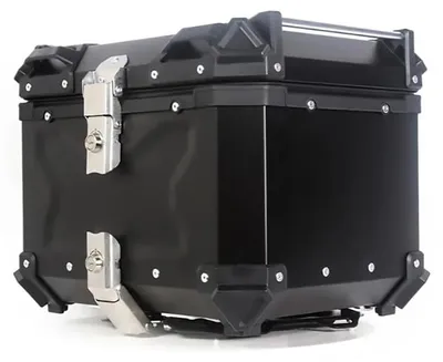 Produktbild von Motorrad-Topcase - X-Typ - 45 l - Aluminium - Wasserdicht - Abschließbar - Schnellverschluss - Schwarz