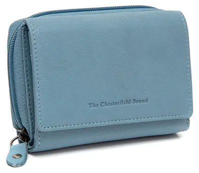 Zdjęcie produktu dla Portfel damski marki Chesterfield Zelan w kolorze jasnoniebieskim