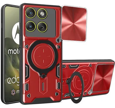 Obrázok produktu pre Techsuit - CamGuard Pro kryt s ochranou fotoaparátu pre Motorola Edge 70 – červený