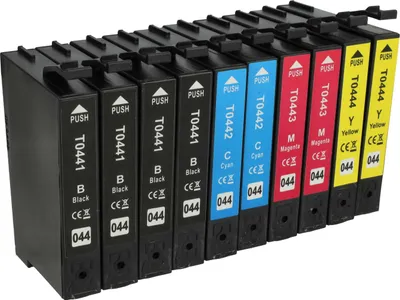 Produktbild von vhbw 10x Tintenpatronen kompatibel mit Epson Stylus C64, CX6600, CX6650, CX6400, CX6500, CX3600, CX3650, C66, C84, C86 Drucker (Kompatibel)
