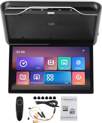 Obrázok produktu pre 19-palcový stropný monitor TV HD s multimediálnym rozhraním, kompatibilný s diaľkovým ovládaním pre Android 10.0