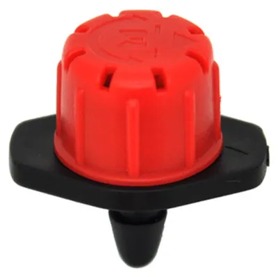 Immagine prodotto di Gocciolatore regolabile - Da 0 a 70 l/h - Nero e rosso - 100 pezzi