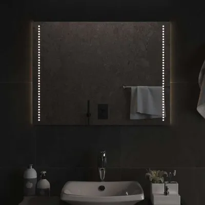 Image de The Living Store Miroir de salle de bain LED 60x80 cm